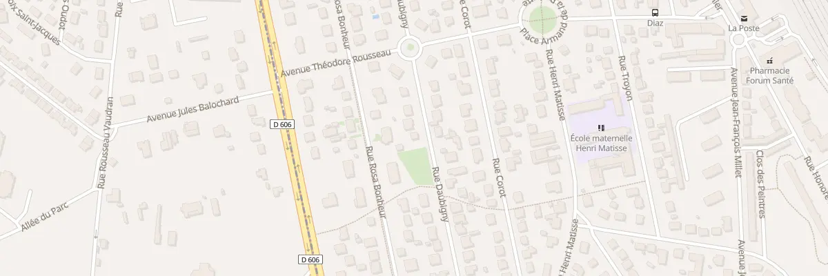 Plan du 60 Rue Daubigny à La Rochette