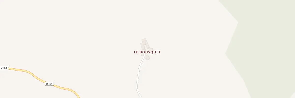 Plan du 5019 Le Bousquet à La Serre