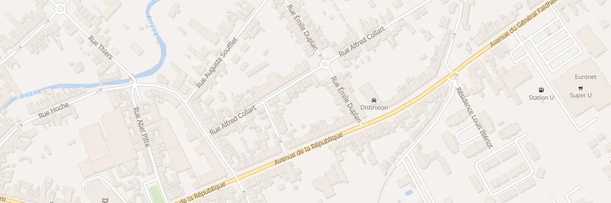Plan du 38 Rue Alfred Collart à Albert
