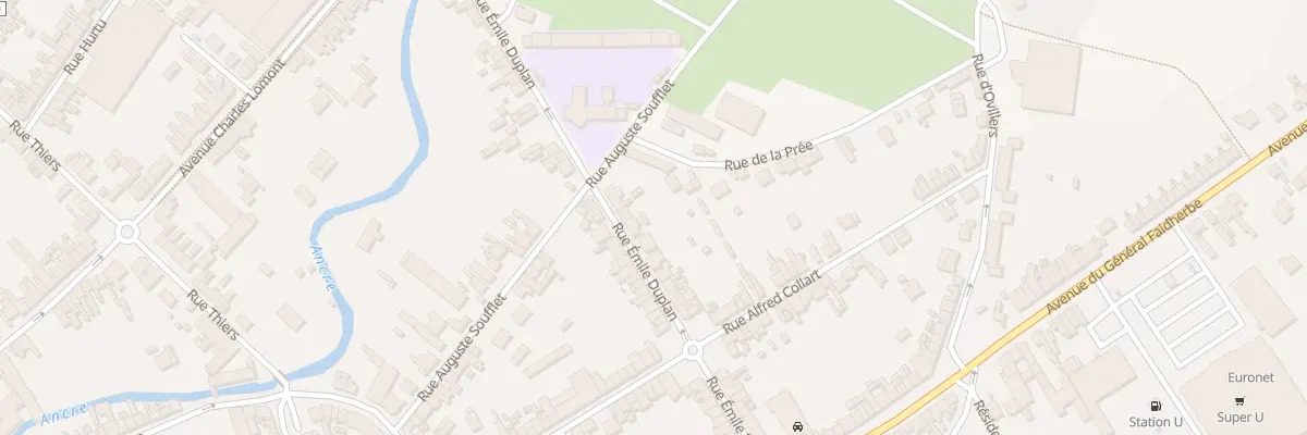 Plan du 38 Rue Emile Duplan à Albert