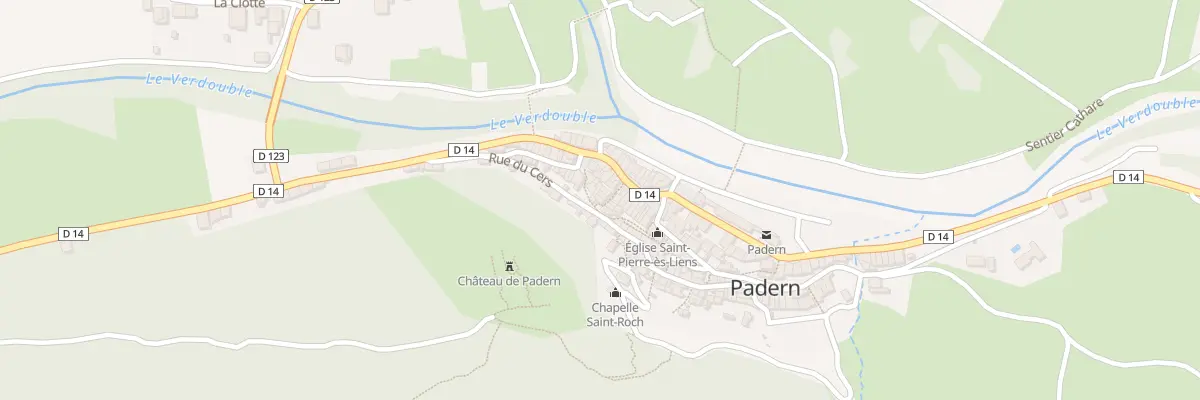 Plan du 8 Pas de l’Acacia à Padern