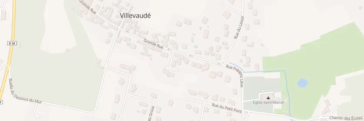 Plan du 84 Grande Rue à Villevaudé