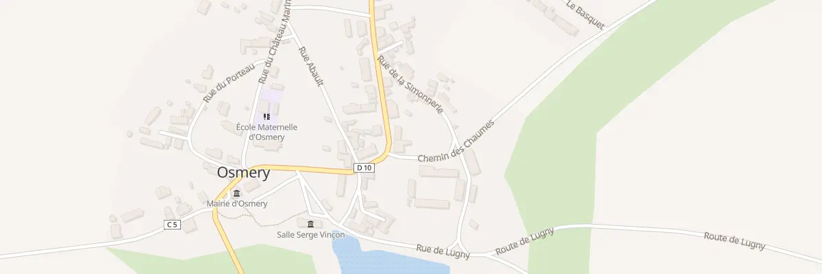 Plan du 6 Rte de Raymond à Osmery
