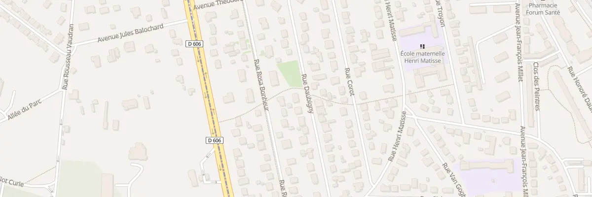 Plan du 66 Rue Daubigny à La Rochette