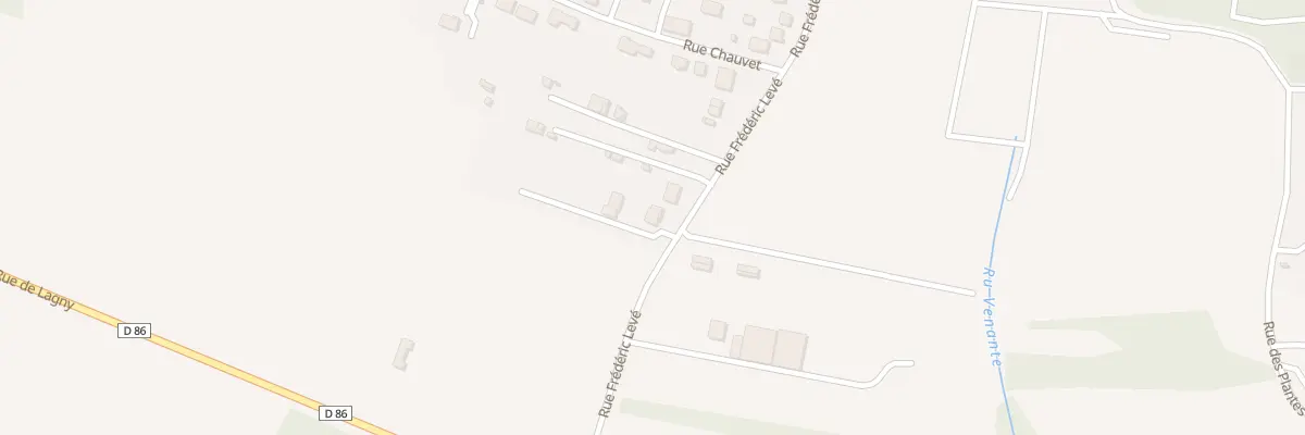 Plan du 42 Rue Frédéric Levé à Villevaudé