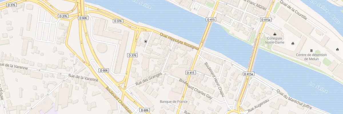 Plan du 5 Rue du Grand Clos à Melun