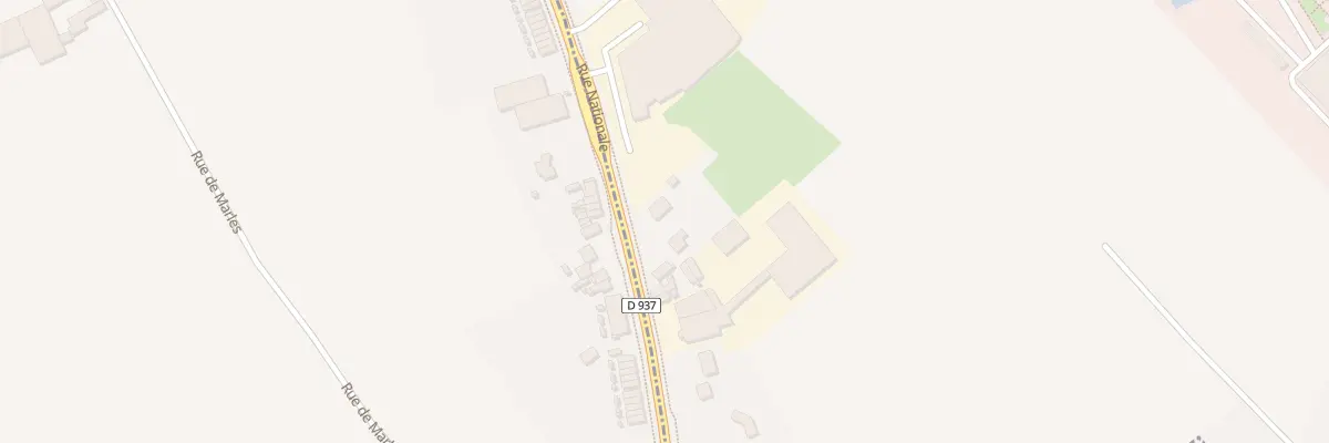 Plan du 220 Rte Nationale à Verquigneul