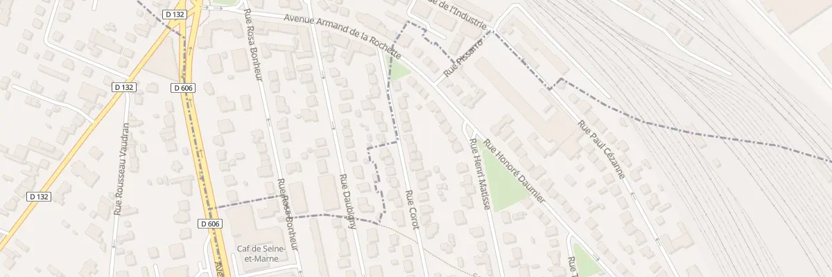 Plan du 9 Rue Corot à La Rochette
