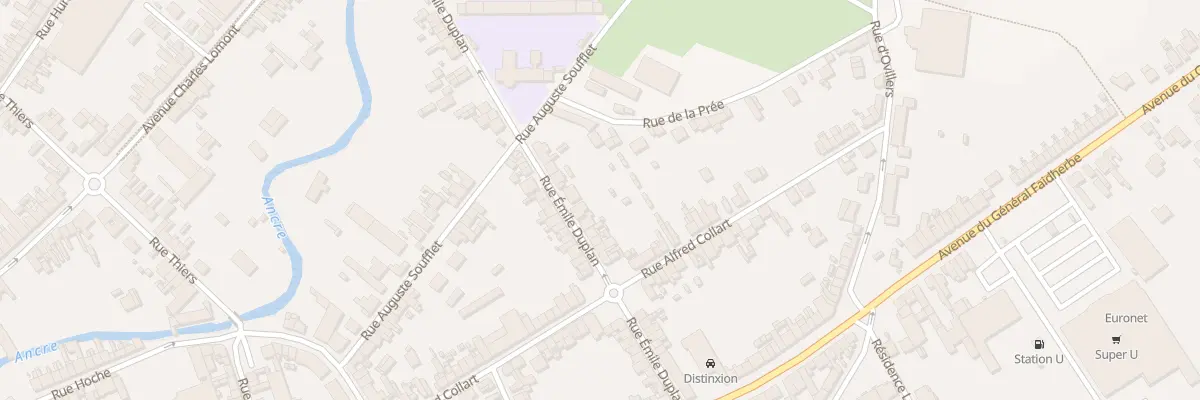 Plan du 30 Rue Emile Duplan à Albert