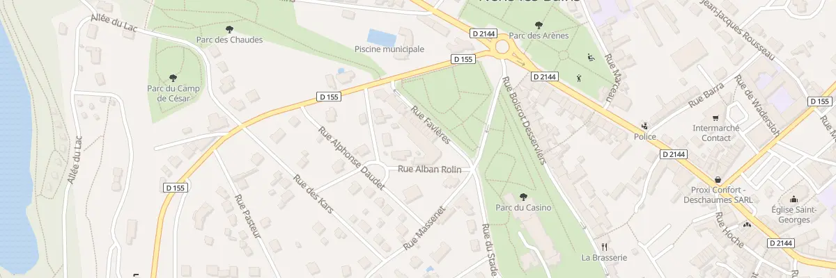 Plan du 1 Rue Favieres à Néris-les-Bains