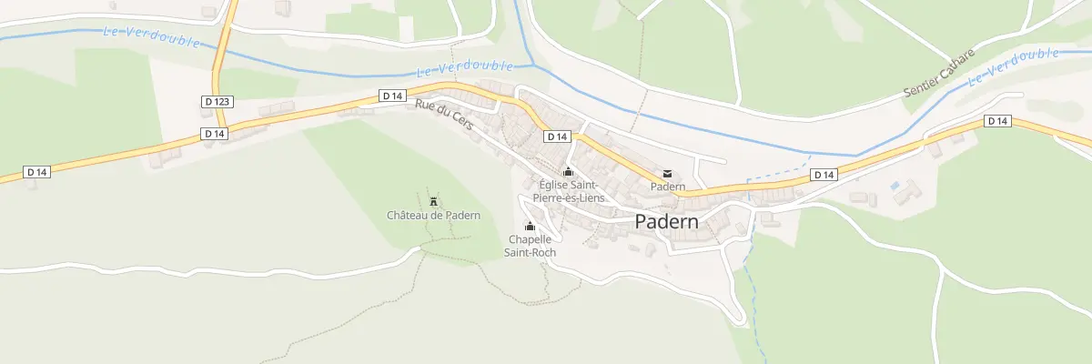Plan du 28 Rue du Cers à Padern