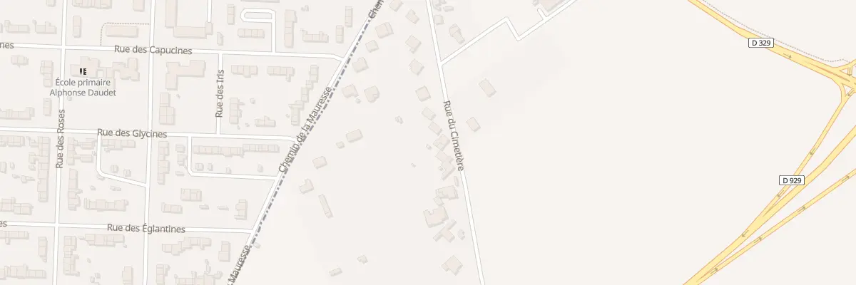 Plan du 23 Rue du Cimetière à Méaulte