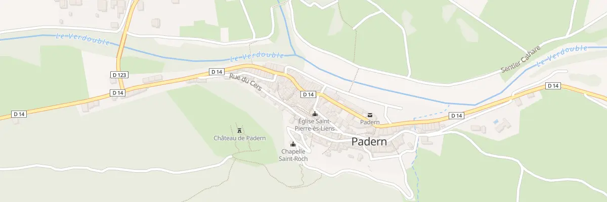 Plan du 8 Ptte de l’Eglise à Padern