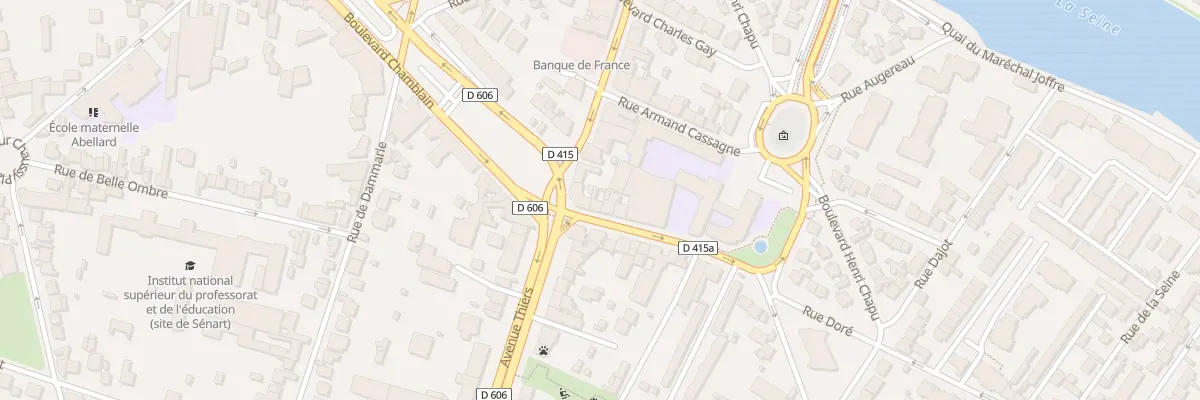 Plan du 3 Rue de la Rochette à Melun