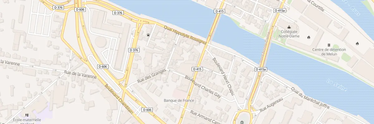 Plan du 7 Rue du Grand Clos à Melun