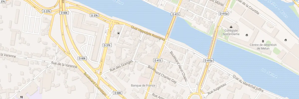 Plan du 8 Rue Saint Ambroise à Melun
