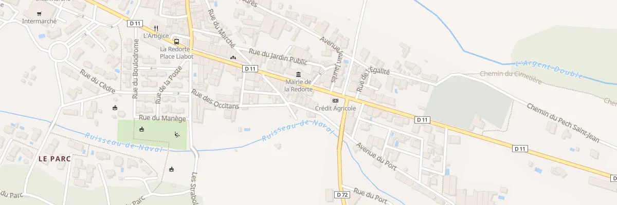 Plan du 21 Av du Port à La Redorte