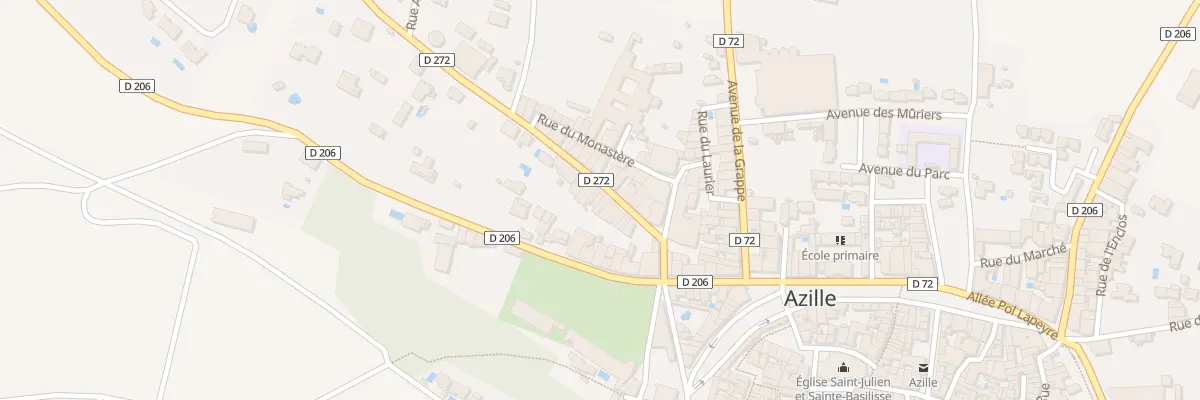 Plan du 11 Av de la Montagne Noire à Azille