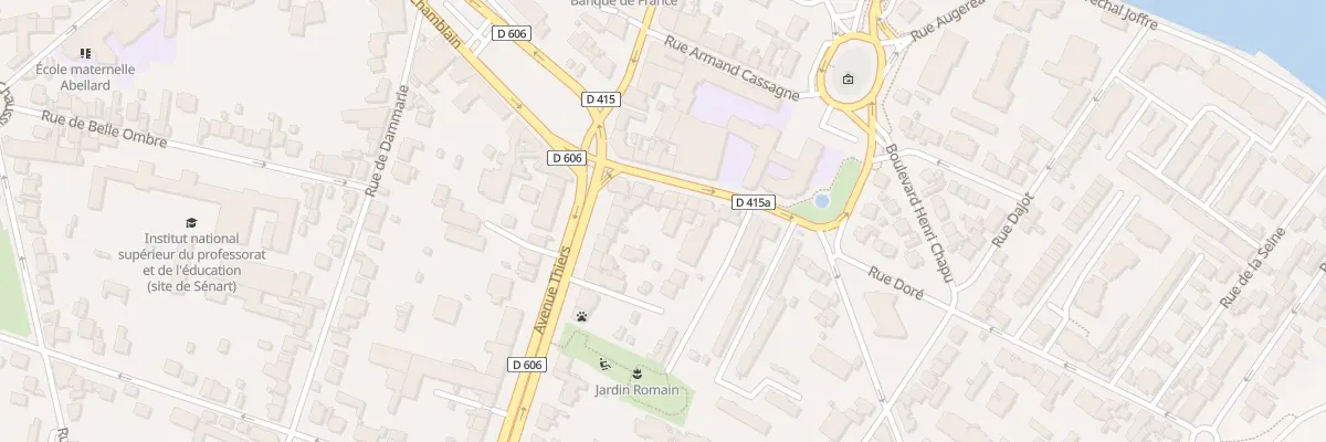Plan du 6 Rue de la Rochette à Melun