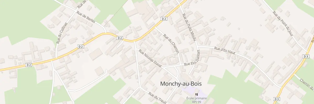 Plan du 6 Rue Nicolas Duval à Monchy-au-Bois