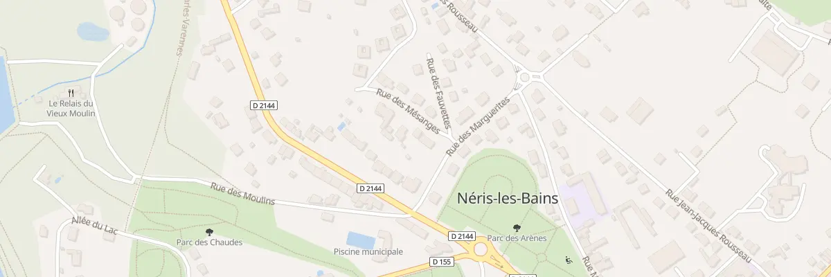 Plan du 3 Rue des Mesanges à Néris-les-Bains