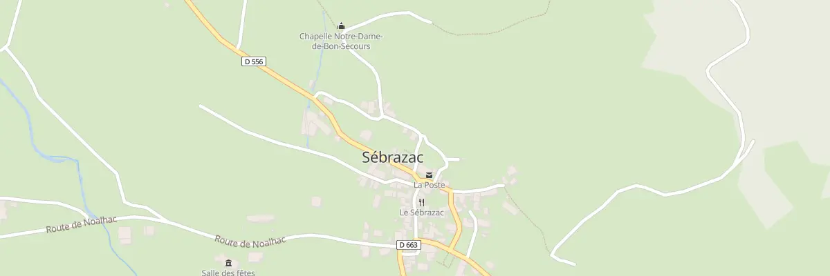 Plan du 5004 Sebrazac à Sébrazac
