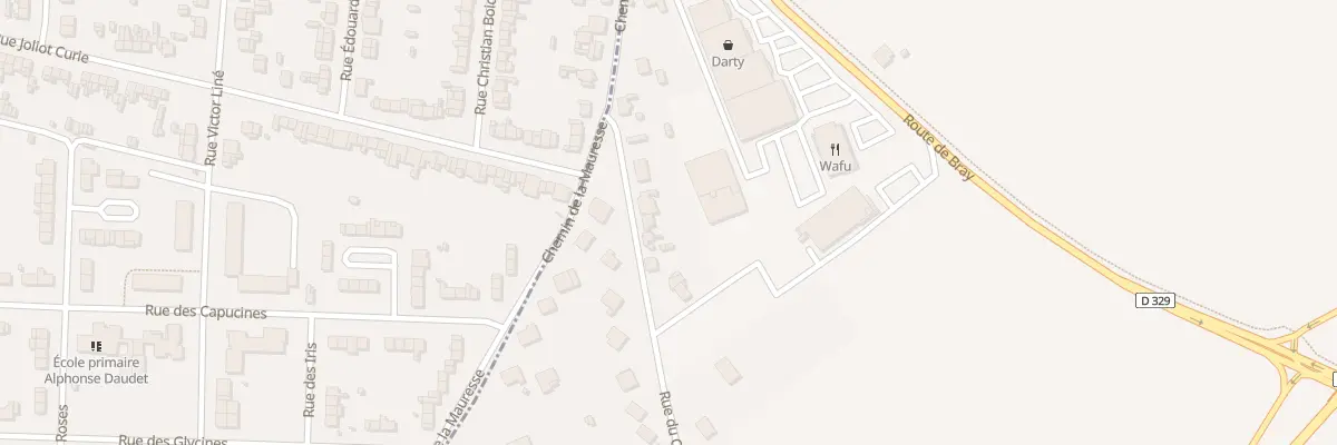 Plan du 24 Rue du Cimetière à Méaulte