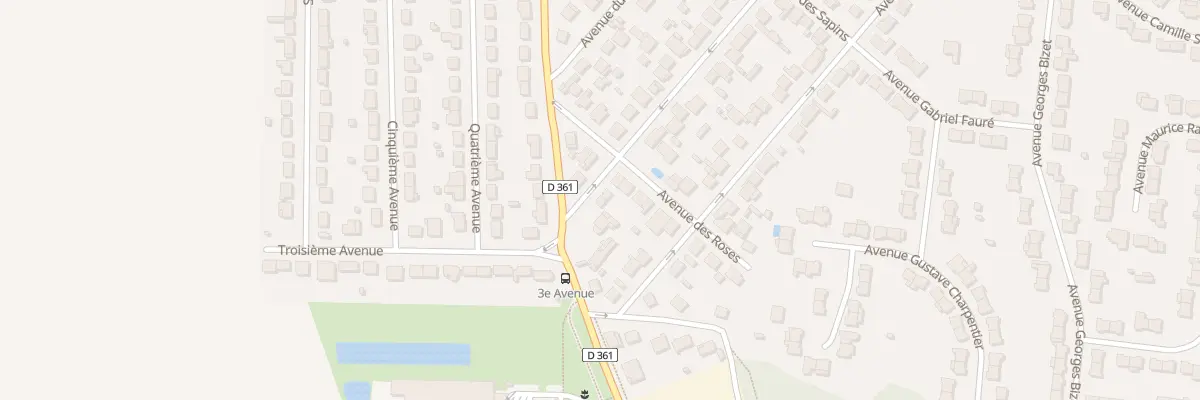 Plan du 101B Av Mozart à Roissy-en-Brie