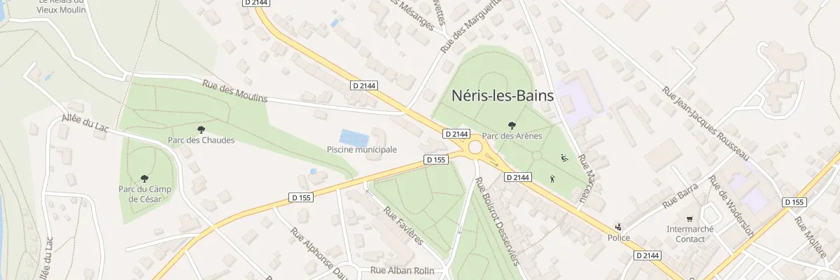 Plan du 1 Rue General de Gaulle à Néris-les-Bains