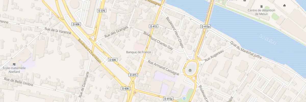 Plan du 25 Rue Saint Ambroise à Melun