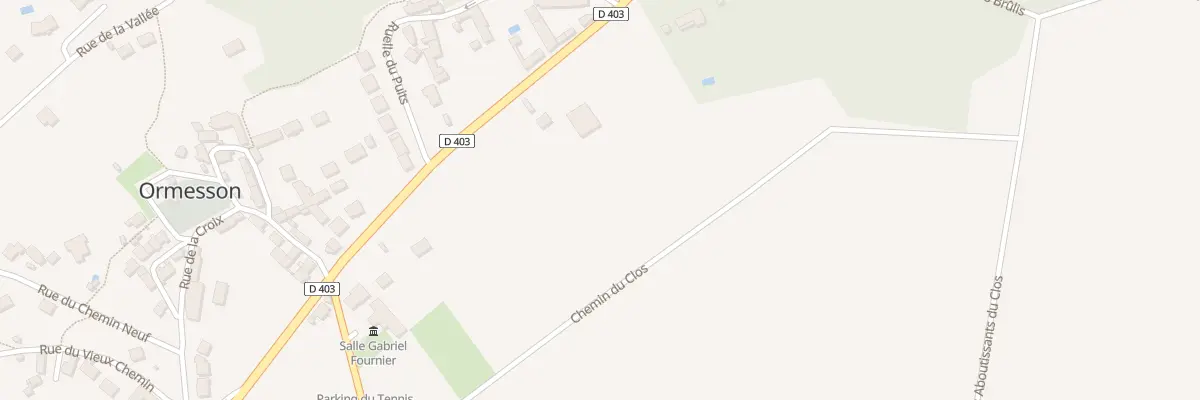 Plan du 9 Rue de Beaumont à Ormesson