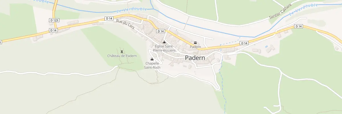 Plan du 14 Rue du Chateau à Padern