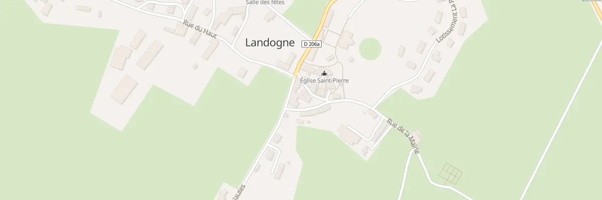 Plan du 5009 Le Bourg à Landogne