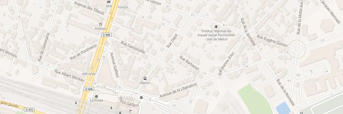 Plan du 65 Rue Dajot à Melun