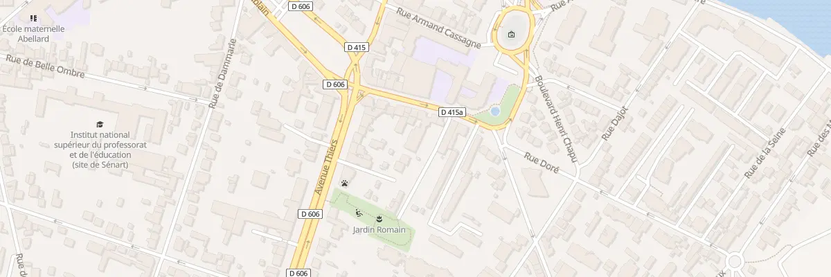 Plan du 8 Rue de la Rochette à Melun