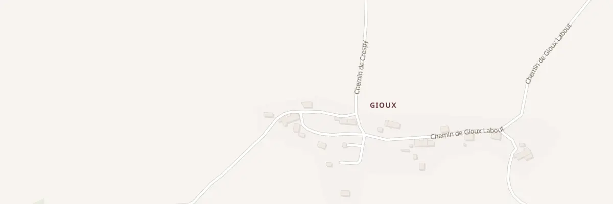 Plan du 5384 Gioux à Bagnols