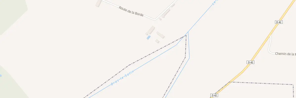 Plan du 9 La Borde à Vimory