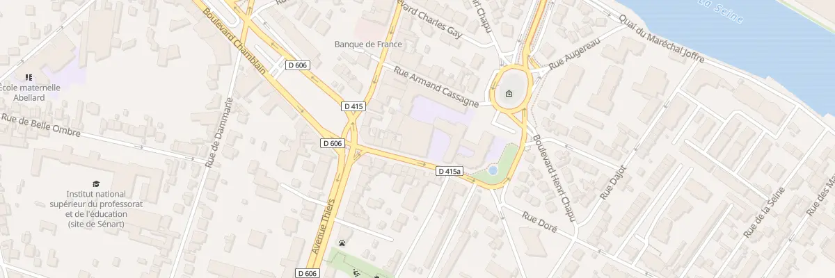 Plan du 9 Rue de la Rochette à Melun