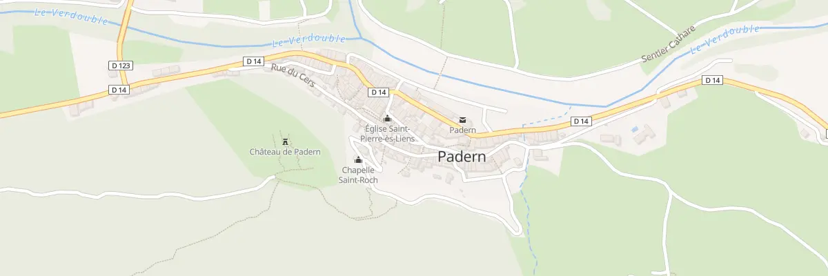 Plan du 7 Rue du Meunier à Padern