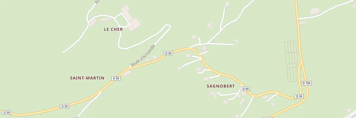 Plan du 6281 Saint Martin à Thiézac