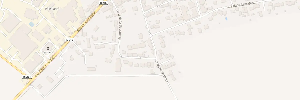 Plan du 12 Rue Robert Fretel à Chevry-Cossigny