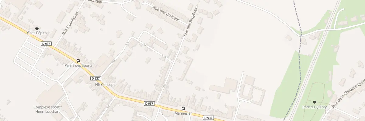 Plan du 124 Rue des Bruyéres à Béthune