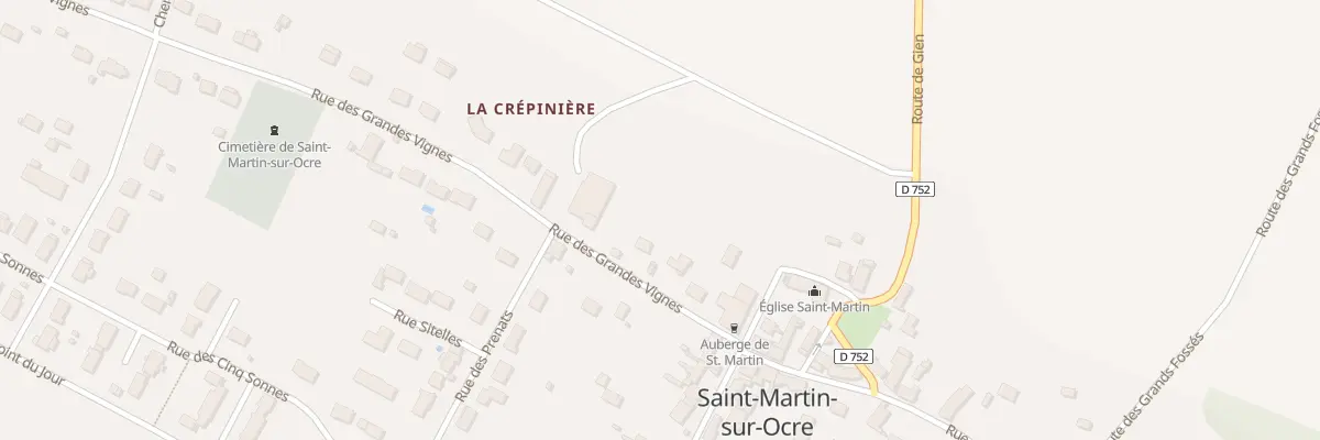 Plan du 96 Rue des Grandes Vignes à Saint-Martin-sur-Ocre