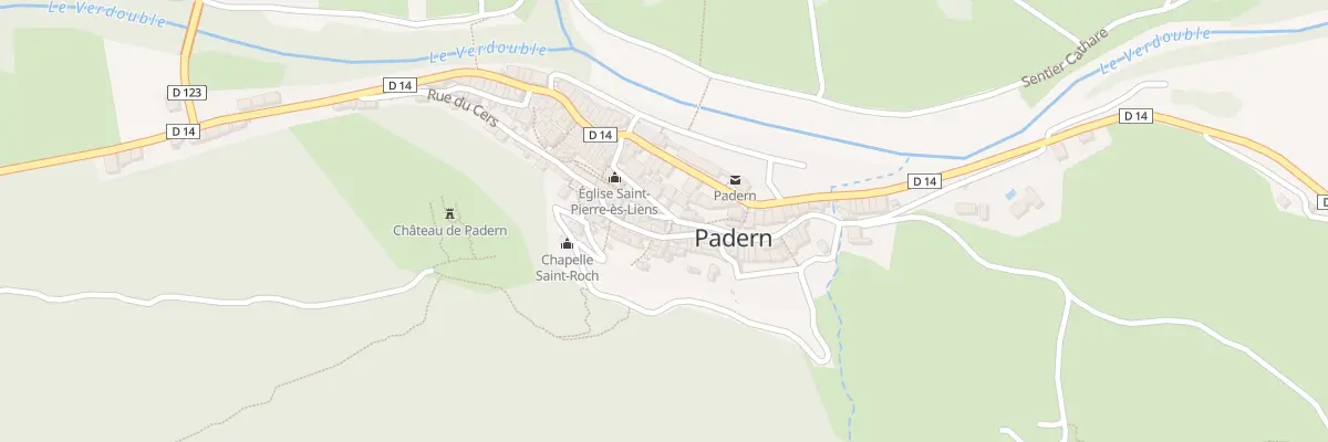 Plan du 8 Rue du Meunier à Padern