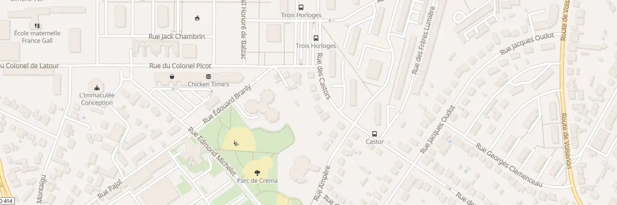 Plan du 49 Rue des Castors à Melun