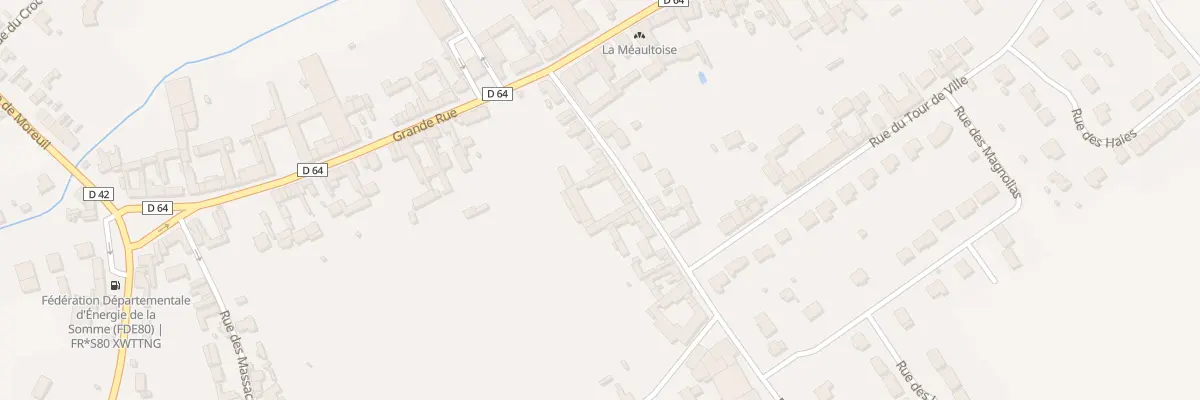 Plan du 9 Rue d’Etinehem à Méaulte