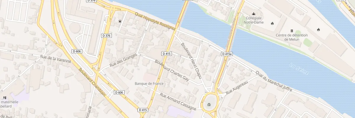 Plan du 4 Rue des Casernes à Melun