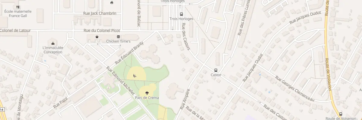 Plan du 47 Rue des Castors à Melun