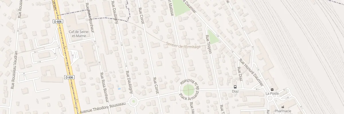 Plan du 24 Rue Henri Matisse à La Rochette
