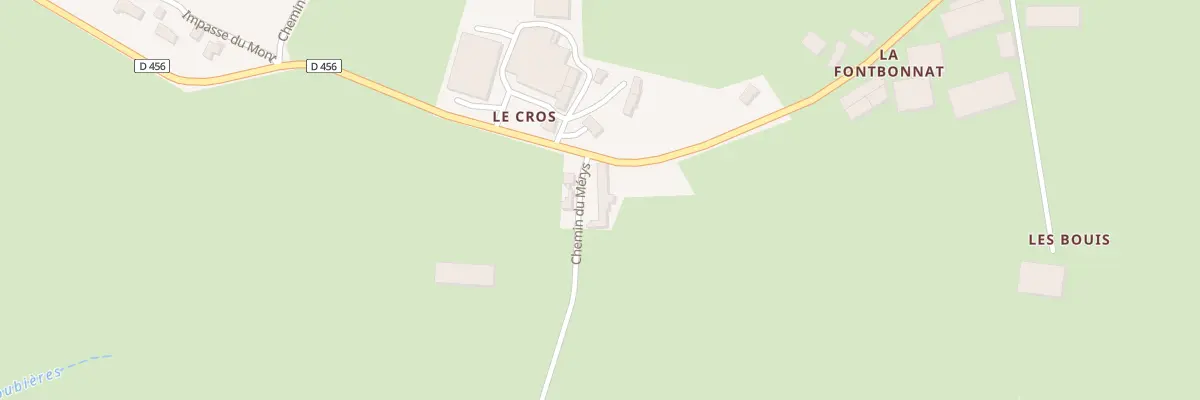 Plan du 49 Che du Merys à Saint-Angel